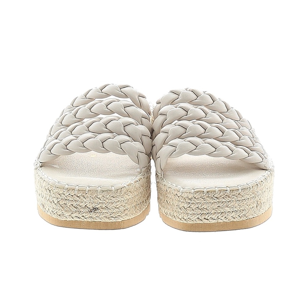 Beach by Matisse Braided Espadrille Slide Sandals Womens 9M White - Picture 3 of 3